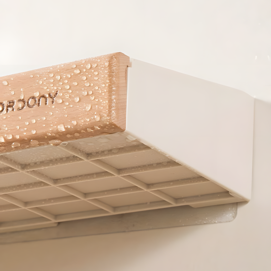 Metal & Wooden Shelf 40 cm